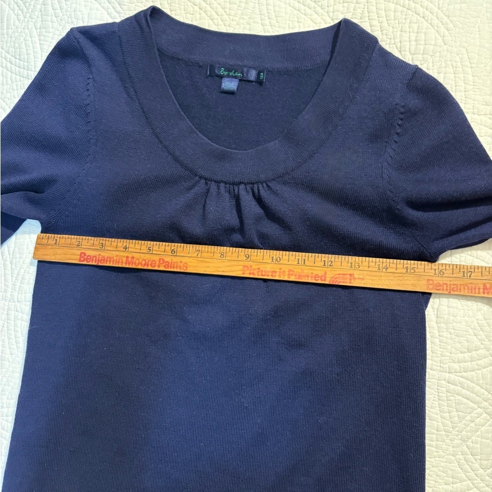 Boden Wool Knit Shift Dress with Coral Trim *US 8 UK 12 - Picture 5 of 7
